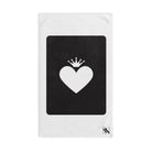 Queen Heart Card Black White | Funny Gifts for Men - Gifts for Him - Birthday Gifts for Men, Him, Her, Husband, Boyfriend, Girlfriend, New Couple Gifts, Fathers & Valentines Day Gifts, Christmas Gifts NECTAR NAPKINS