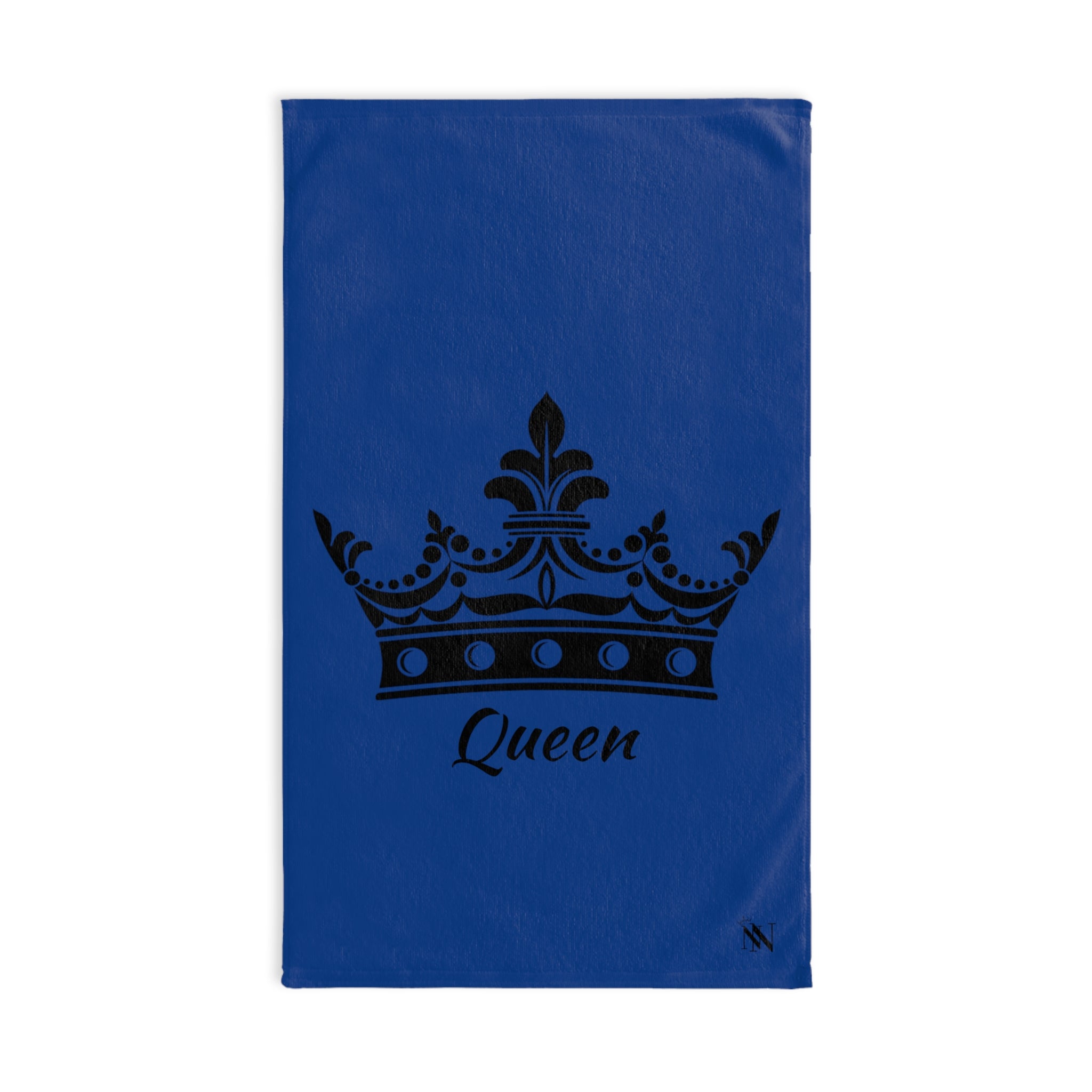 Queen Tiara CrownBlue | Gifts for Boyfriend, Funny Towel Romantic Gift for Wedding Couple Fiance First Year Anniversary Valentines, Party Gag Gifts, Joke Humor Cloth for Husband Men BF NECTAR NAPKINS