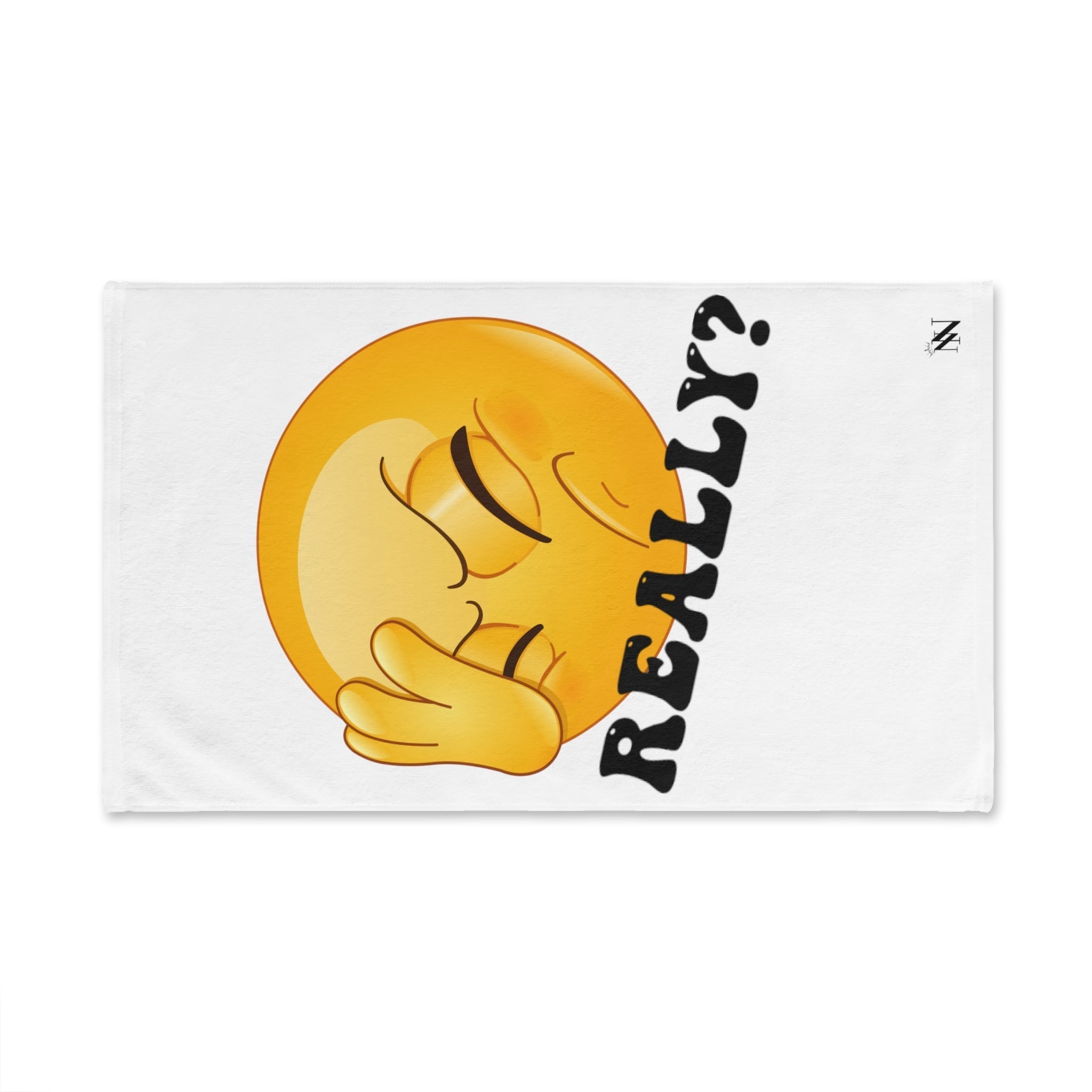 Really? Emoji White | Funny Gifts for Men - Gifts for Him - Birthday Gifts for Men, Him, Her, Husband, Boyfriend, Girlfriend, New Couple Gifts, Fathers & Valentines Day Gifts, Christmas Gifts NECTAR NAPKINS