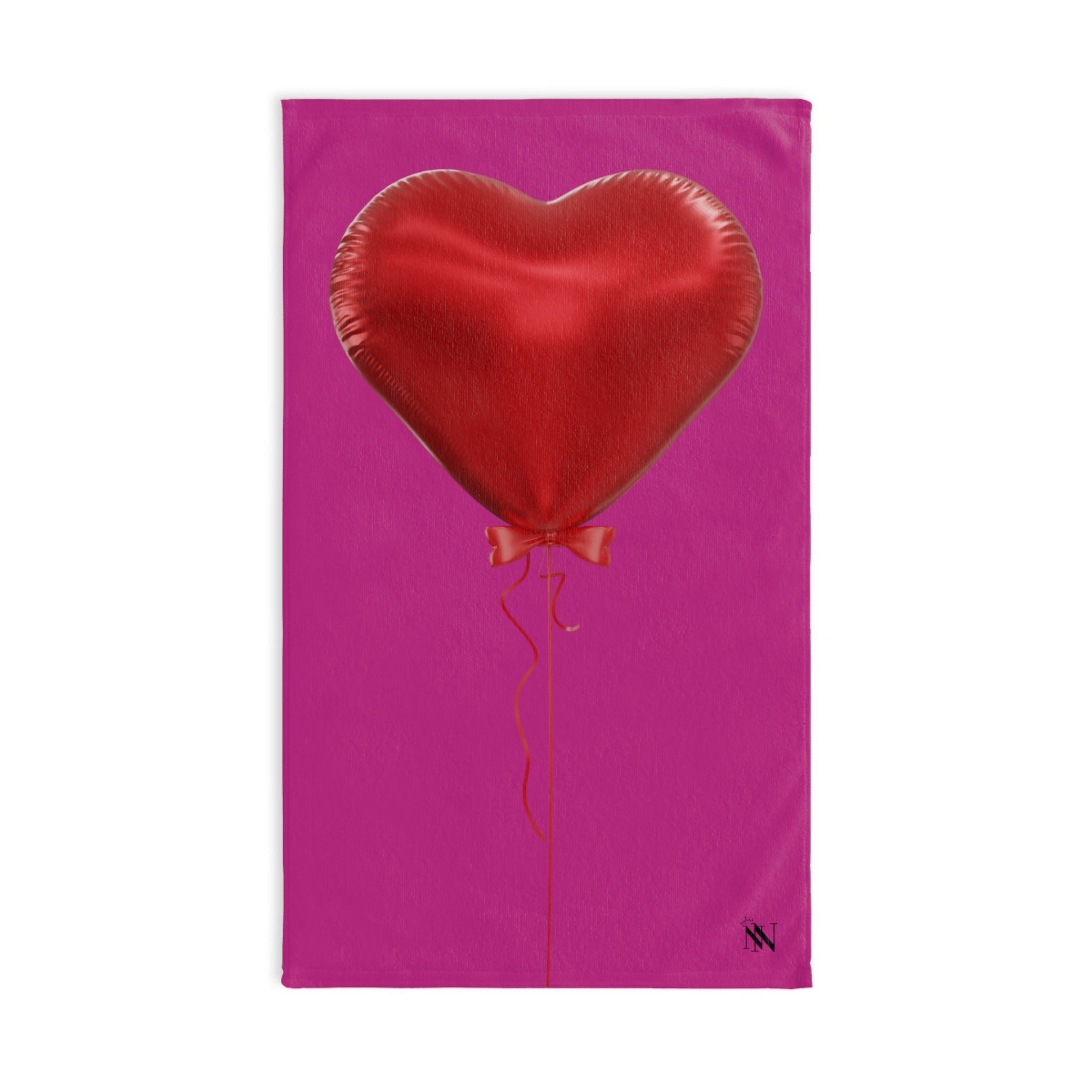 Red Balloon 3D Fuscia | Funny Gifts for Men - Gifts for Him - Birthday Gifts for Men, Him, Husband, Boyfriend, New Couple Gifts, Fathers & Valentines Day Gifts, Hand Towels NECTAR NAPKINS