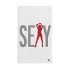 Red Girl y Pose White | Funny Gifts for Men - Gifts for Him - Birthday Gifts for Men, Him, Her, Husband, Boyfriend, Girlfriend, New Couple Gifts, Fathers & Valentines Day Gifts, Christmas Gifts NECTAR NAPKINS