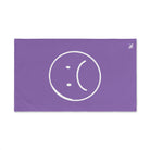 Sad Frown White Lavendar | Funny Gifts for Men - Gifts for Him - Birthday Gifts for Men, Him, Husband, Boyfriend, New Couple Gifts, Fathers & Valentines Day Gifts, Hand Towels NECTAR NAPKINS
