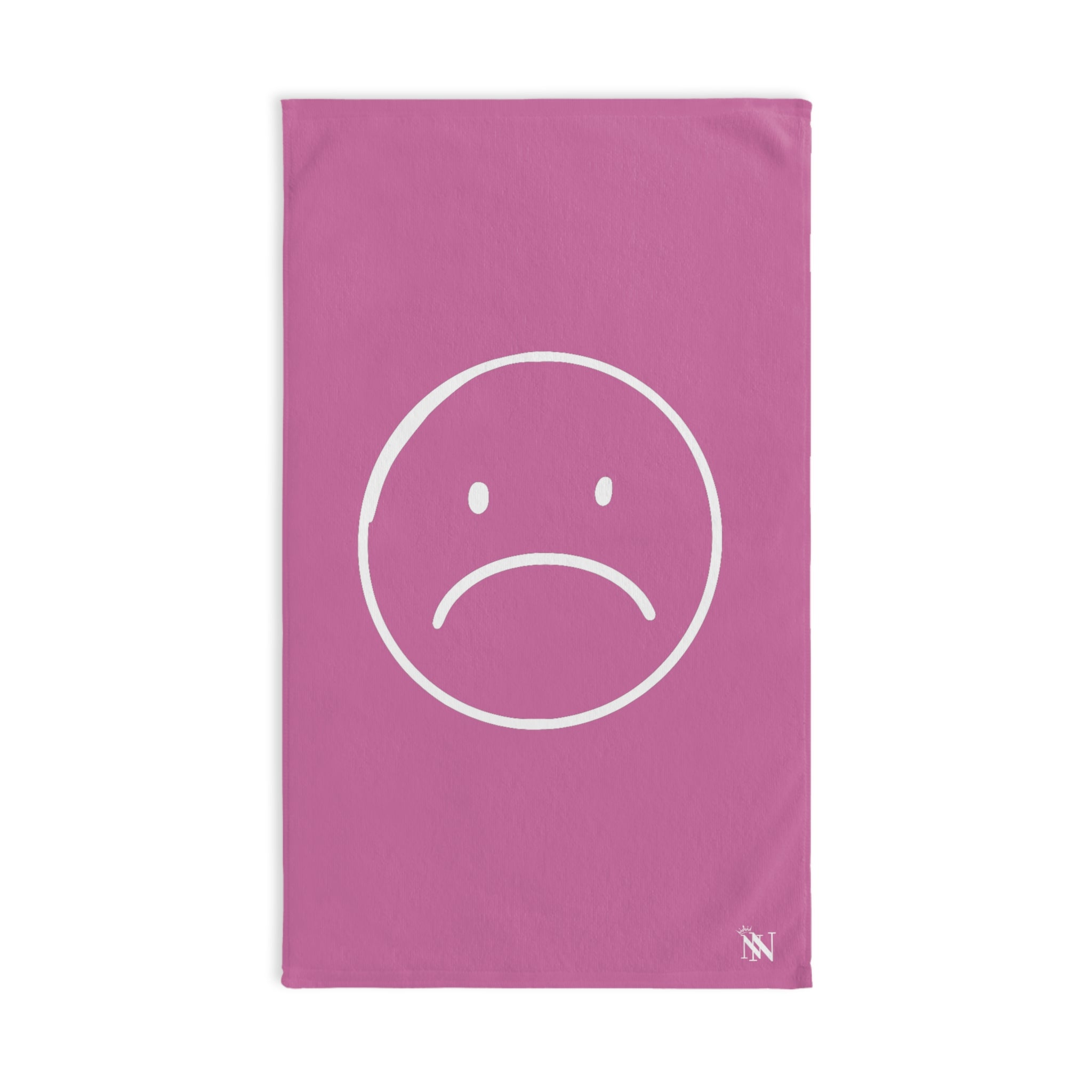 Sad Frown WhitePink | Novelty Gifts for Boyfriend, Funny Towel Romantic Gift for Wedding Couple Fiance First Year Anniversary Valentines, Party Gag Gifts, Joke Humor Cloth for Husband Men BF NECTAR NAPKINS