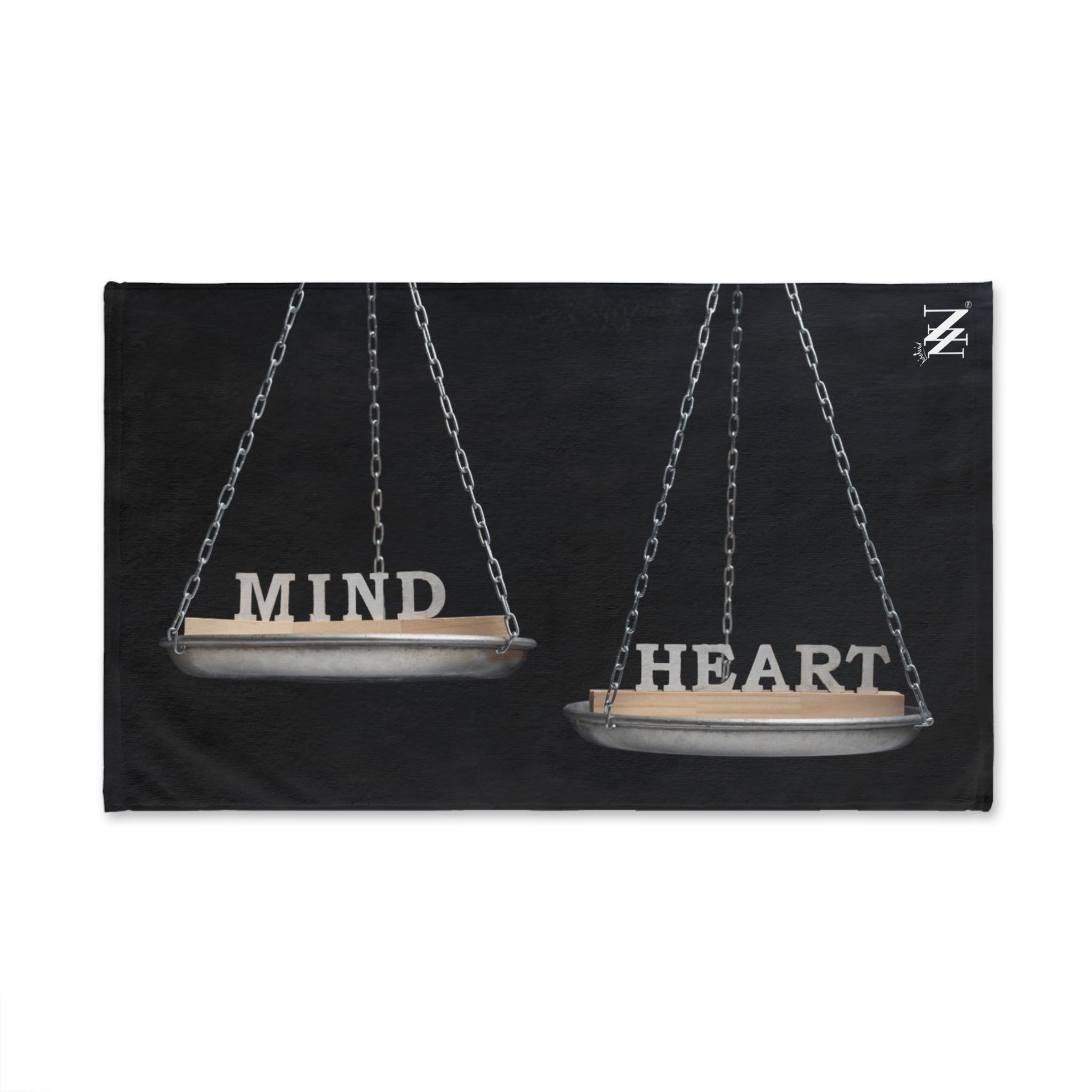 Scale Mind Heart White | Funny Gifts for Men - Gifts for Him - Birthday Gifts for Men, Him, Her, Husband, Boyfriend, Girlfriend, New Couple Gifts, Fathers & Valentines Day Gifts, Christmas Gifts NECTAR NAPKINS