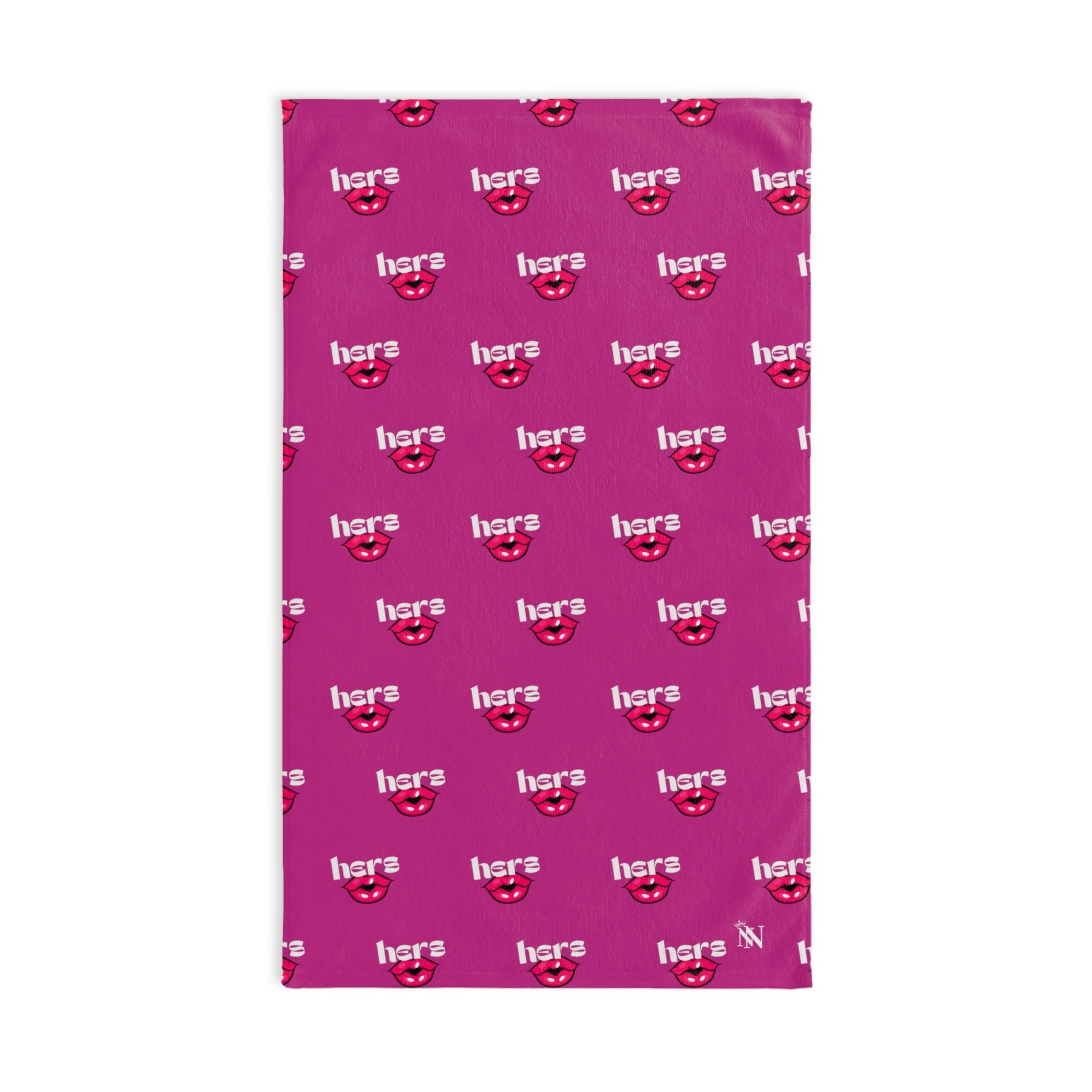 Shine Lip Pattern  Fuscia | Funny Gifts for Men - Gifts for Him - Birthday Gifts for Men, Him, Husband, Boyfriend, New Couple Gifts, Fathers & Valentines Day Gifts, Hand Towels NECTAR NAPKINS