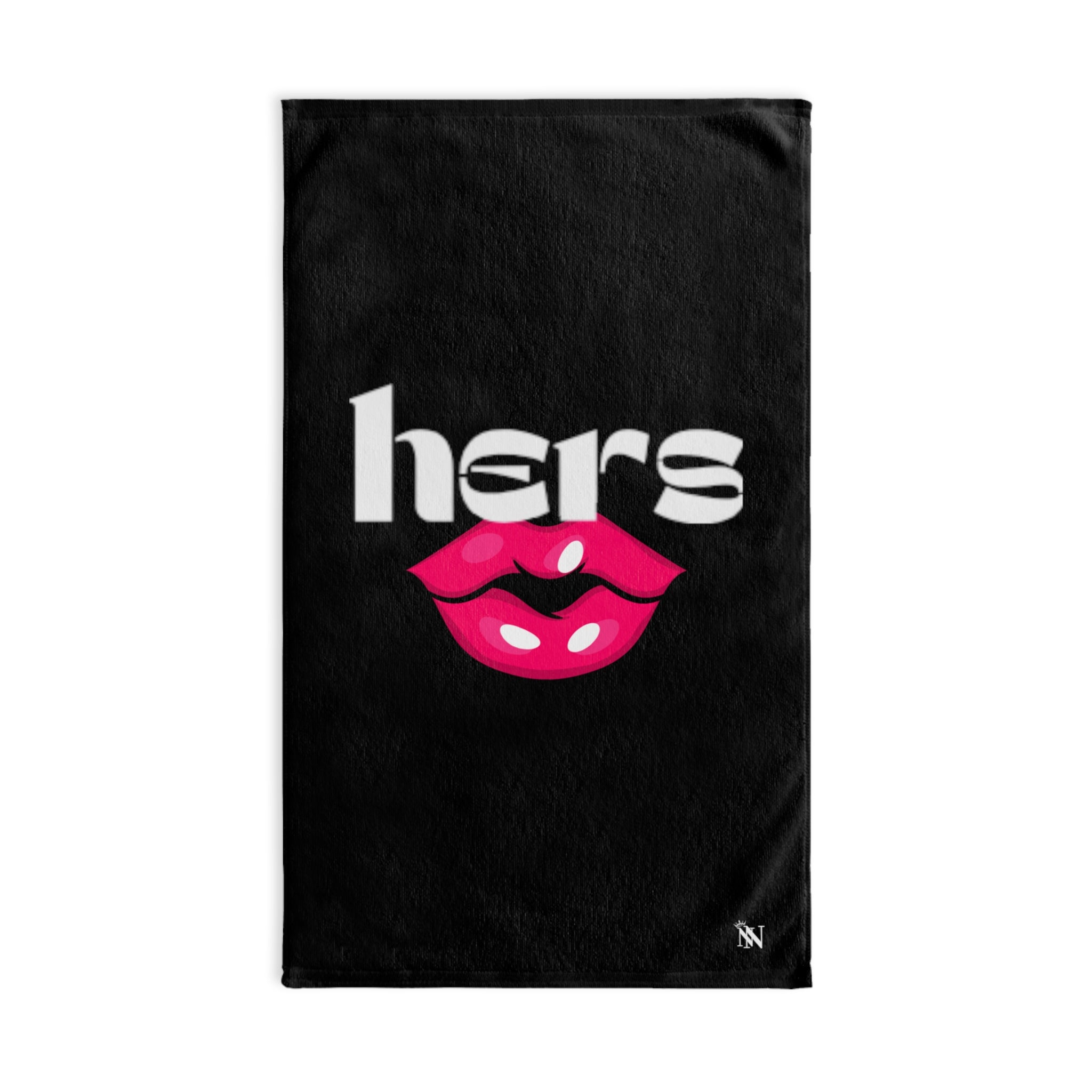Shiny Kiss Giant Black | Sexy Gifts for Boyfriend, Funny Towel Romantic Gift for Wedding Couple Fiance First Year 2nd Anniversary Valentines, Party Gag Gifts, Joke Humor Cloth for Husband Men BF NECTAR NAPKINS