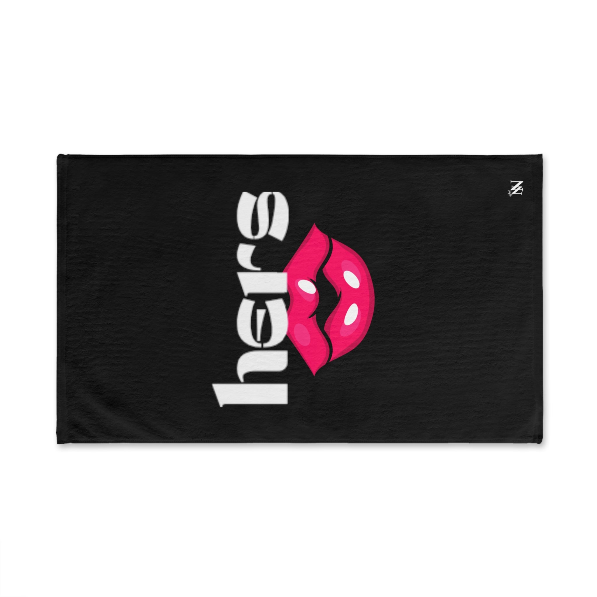 Shiny Kiss Giant Black | Sexy Gifts for Boyfriend, Funny Towel Romantic Gift for Wedding Couple Fiance First Year 2nd Anniversary Valentines, Party Gag Gifts, Joke Humor Cloth for Husband Men BF NECTAR NAPKINS