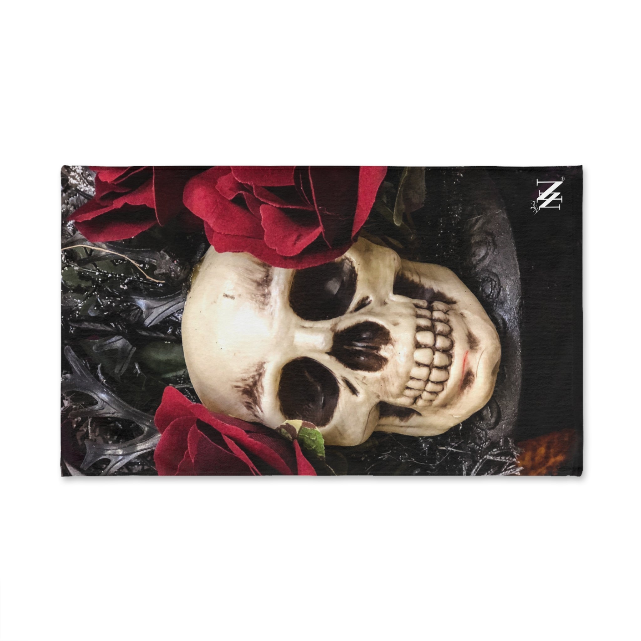 Skull Rose Bud White | Funny Gifts for Men - Gifts for Him - Birthday Gifts for Men, Him, Her, Husband, Boyfriend, Girlfriend, New Couple Gifts, Fathers & Valentines Day Gifts, Christmas Gifts NECTAR NAPKINS