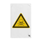 Skull Warning Toxic White | Funny Gifts for Men - Gifts for Him - Birthday Gifts for Men, Him, Her, Husband, Boyfriend, Girlfriend, New Couple Gifts, Fathers & Valentines Day Gifts, Christmas Gifts NECTAR NAPKINS