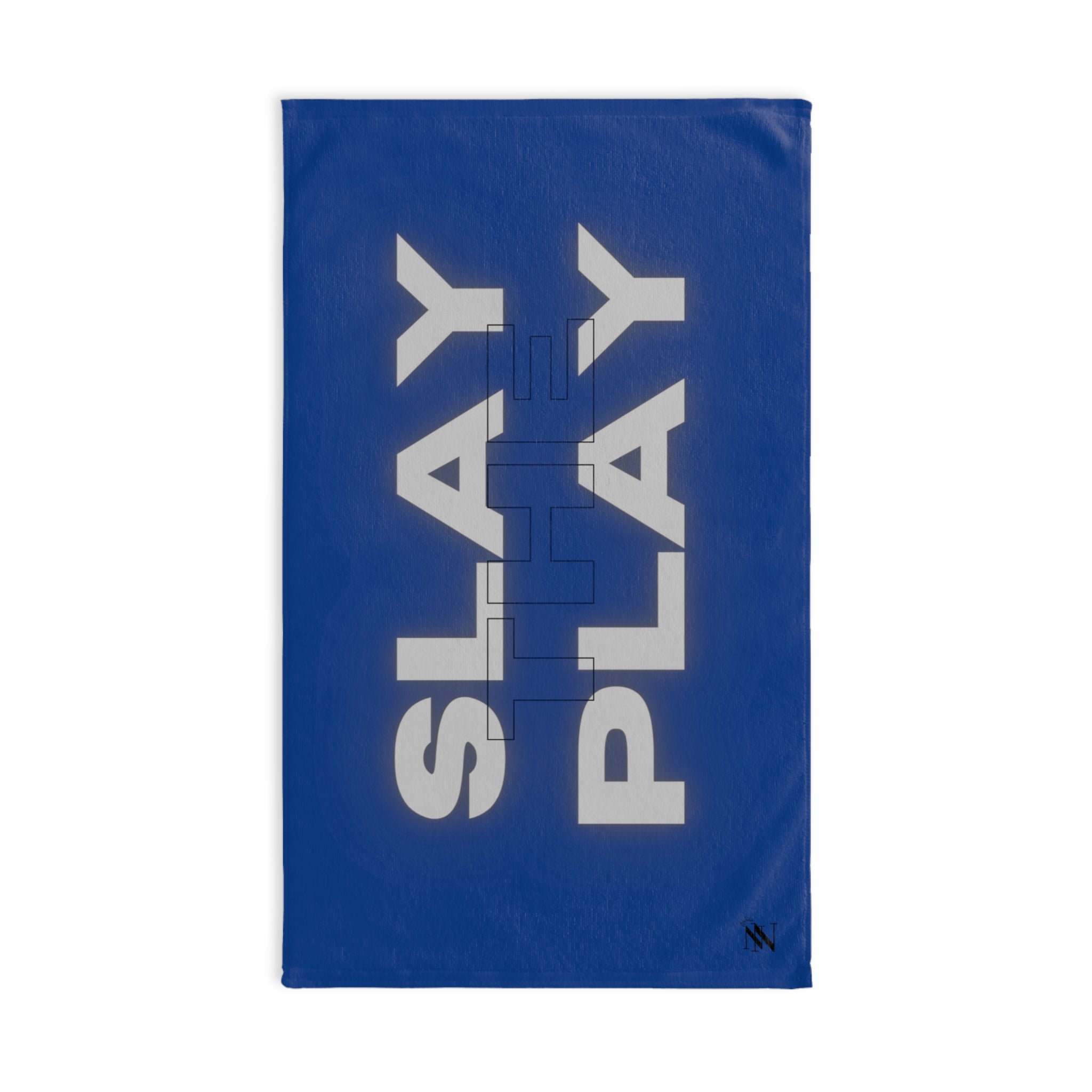 Slay Play Fit Blue | Gifts for Boyfriend, Funny Towel Romantic Gift for Wedding Couple Fiance First Year Anniversary Valentines, Party Gag Gifts, Joke Humor Cloth for Husband Men BF NECTAR NAPKINS