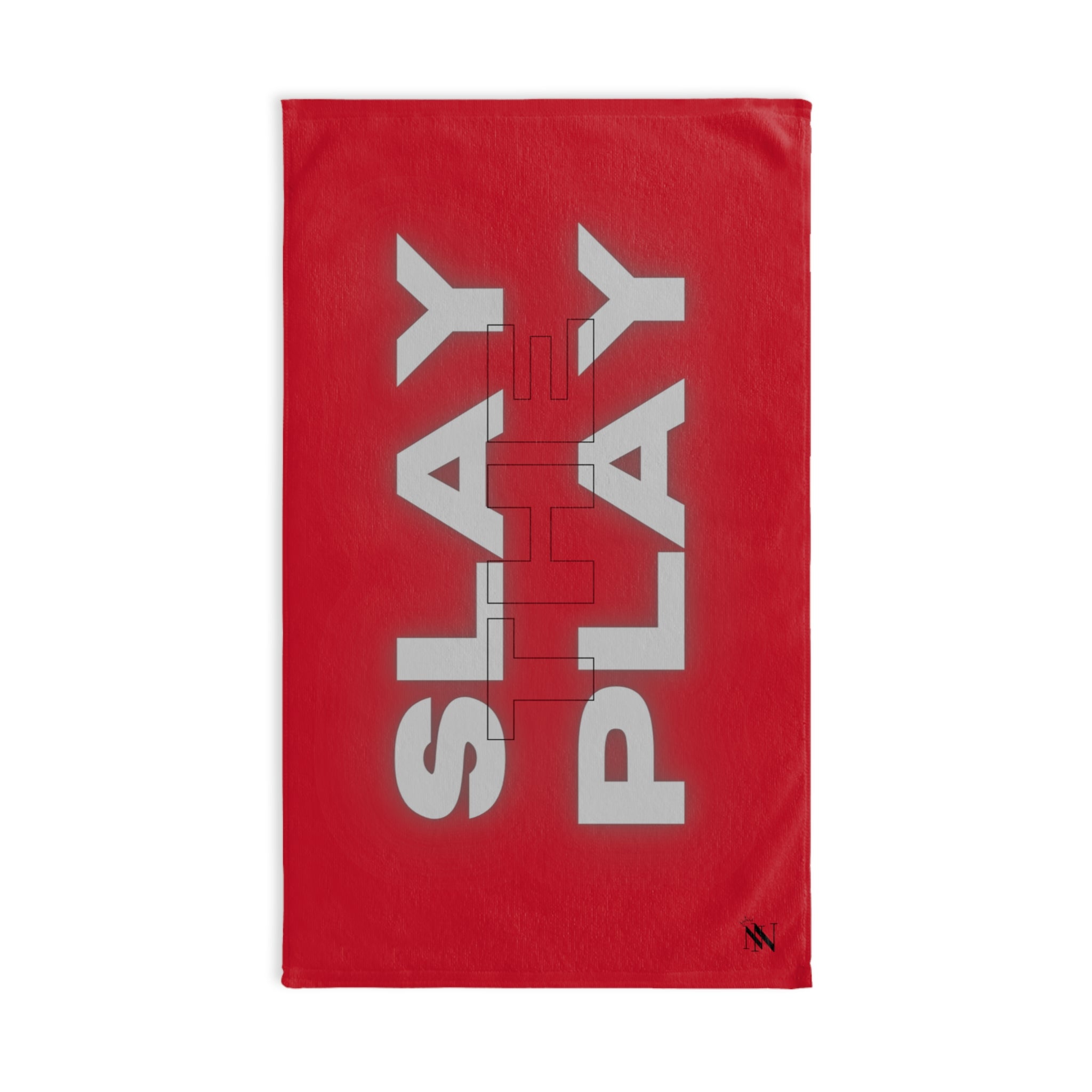 Slay Play Fit Red | Sexy Gifts for Boyfriend, Funny Towel Romantic Gift for Wedding Couple Fiance First Year 2nd Anniversary Valentines, Party Gag Gifts, Joke Humor Cloth for Husband Men BF NECTAR NAPKINS