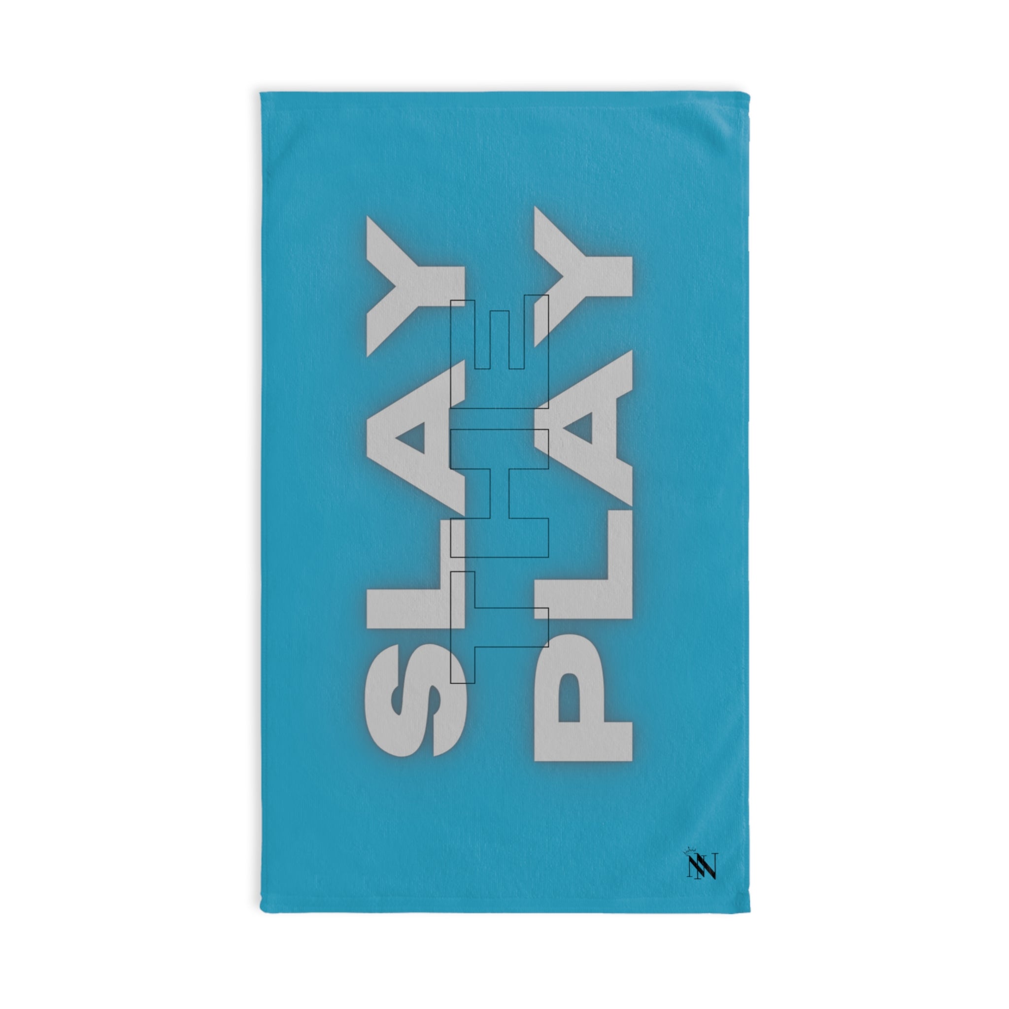 Slay Play Fit Teal | Novelty Gifts for Boyfriend, Funny Towel Romantic Gift for Wedding Couple Fiance First Year Anniversary Valentines, Party Gag Gifts, Joke Humor Cloth for Husband Men BF NECTAR NAPKINS