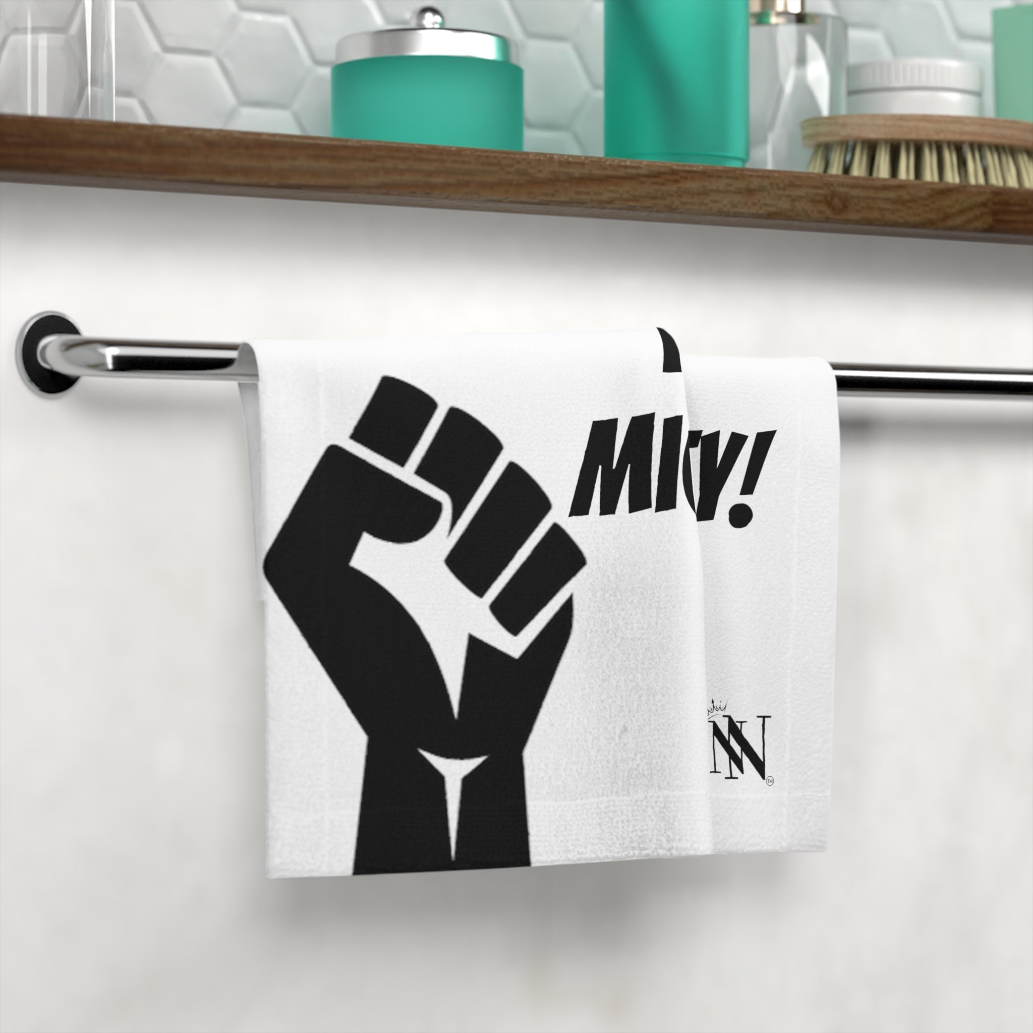 Small but Mighty | Gifts for Boyfriend, Funny Towel Romantic Gift for Wedding Couple Fiance First Year Anniversary Valentines, Party Gag Gifts, Joke Humor Cloth for Husband Men BF NECTAR NAPKINS