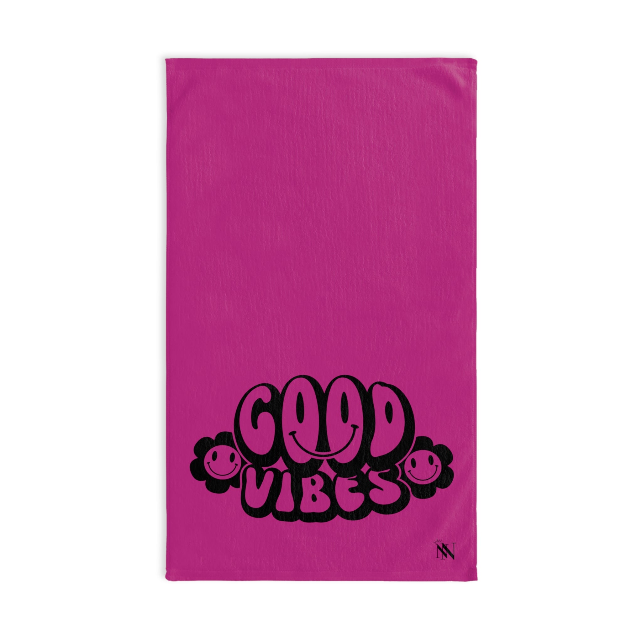Smile Good Black  Fuscia | Funny Gifts for Men - Gifts for Him - Birthday Gifts for Men, Him, Husband, Boyfriend, New Couple Gifts, Fathers & Valentines Day Gifts, Hand Towels NECTAR NAPKINS