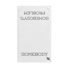 Somebody's Problem White | Funny Gifts for Men - Gifts for Him - Birthday Gifts for Men, Him, Her, Husband, Boyfriend, Girlfriend, New Couple Gifts, Fathers & Valentines Day Gifts, Christmas Gifts NECTAR NAPKINS