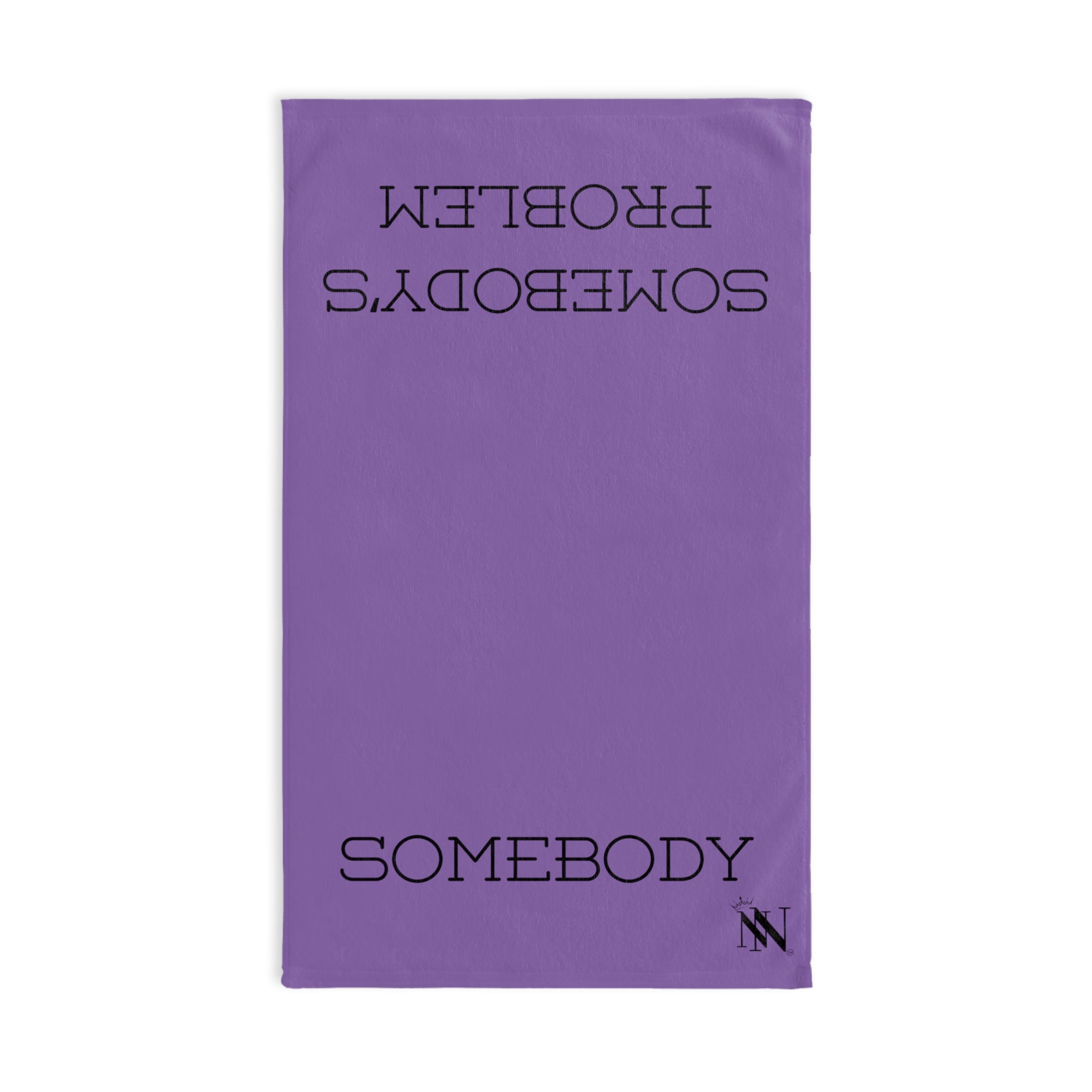 Somebodys Problem Lavendar | Funny Gifts for Men - Gifts for Him - Birthday Gifts for Men, Him, Husband, Boyfriend, New Couple Gifts, Fathers & Valentines Day Gifts, Hand Towels NECTAR NAPKINS