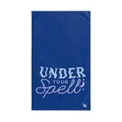 Spell Under Cast Blue | Gifts for Boyfriend, Funny Towel Romantic Gift for Wedding Couple Fiance First Year Anniversary Valentines, Party Gag Gifts, Joke Humor Cloth for Husband Men BF NECTAR NAPKINS