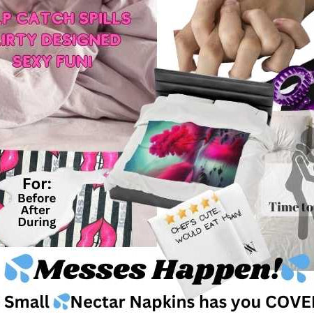 Sperm Burglar | Nectar Napkins Fun-Flirty Lovers' After Sex Towels NECTAR NAPKINS