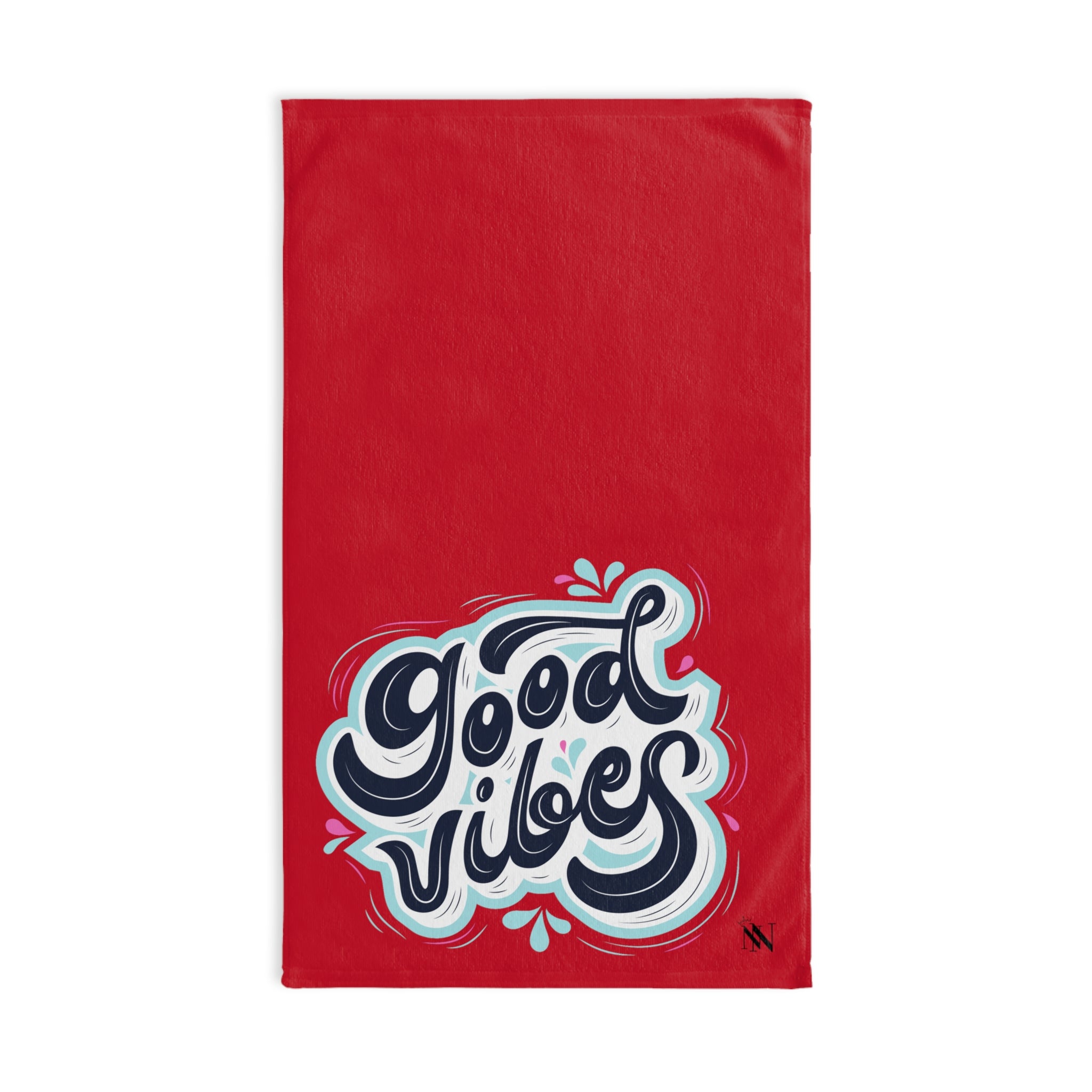 Splash Good Vibes Red | Sexy Gifts for Boyfriend, Funny Towel Romantic Gift for Wedding Couple Fiance First Year 2nd Anniversary Valentines, Party Gag Gifts, Joke Humor Cloth for Husband Men BF NECTAR NAPKINS