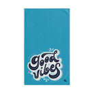 Splash Good Vibes Teal | Novelty Gifts for Boyfriend, Funny Towel Romantic Gift for Wedding Couple Fiance First Year Anniversary Valentines, Party Gag Gifts, Joke Humor Cloth for Husband Men BF NECTAR NAPKINS