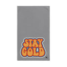 Stay Gold Retro Grey | Anniversary Wedding, Christmas, Valentines Day, Birthday Gifts for Him, Her, Romantic Gifts for Wife, Girlfriend, Couples Gifts for Boyfriend, Husband NECTAR NAPKINS