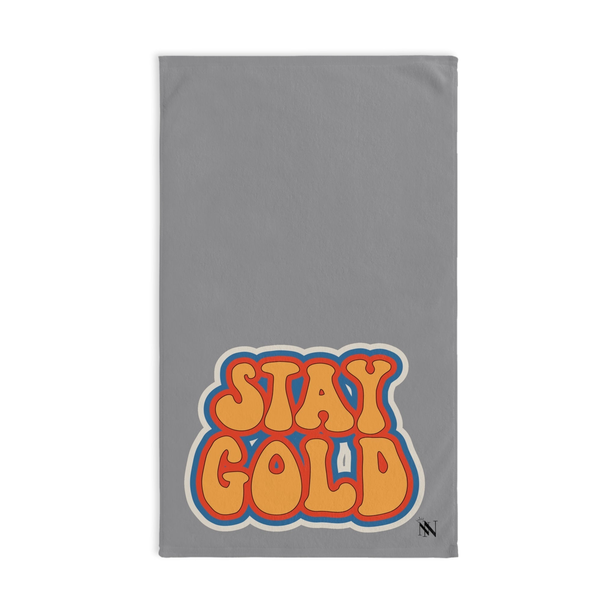 Stay Gold Retro Grey | Anniversary Wedding, Christmas, Valentines Day, Birthday Gifts for Him, Her, Romantic Gifts for Wife, Girlfriend, Couples Gifts for Boyfriend, Husband NECTAR NAPKINS