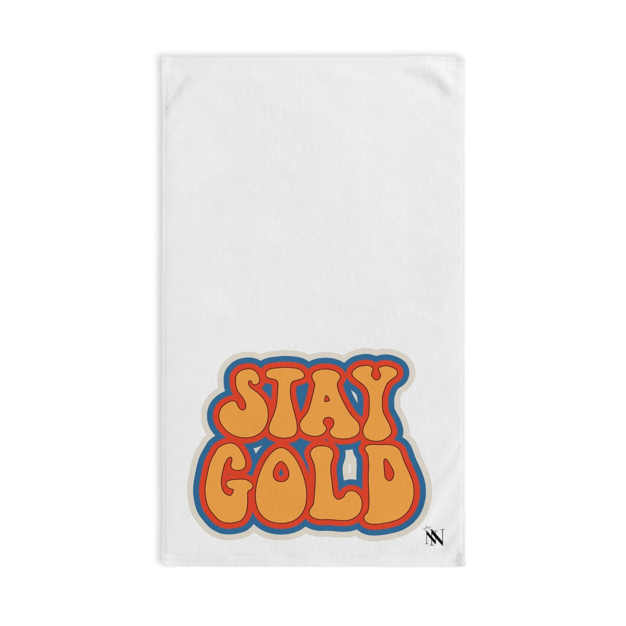 Stay Gold RetroWhite | Funny Gifts for Men - Gifts for Him - Birthday Gifts for Men, Him, Her, Husband, Boyfriend, Girlfriend, New Couple Gifts, Fathers & Valentines Day Gifts, Christmas Gifts NECTAR NAPKINS