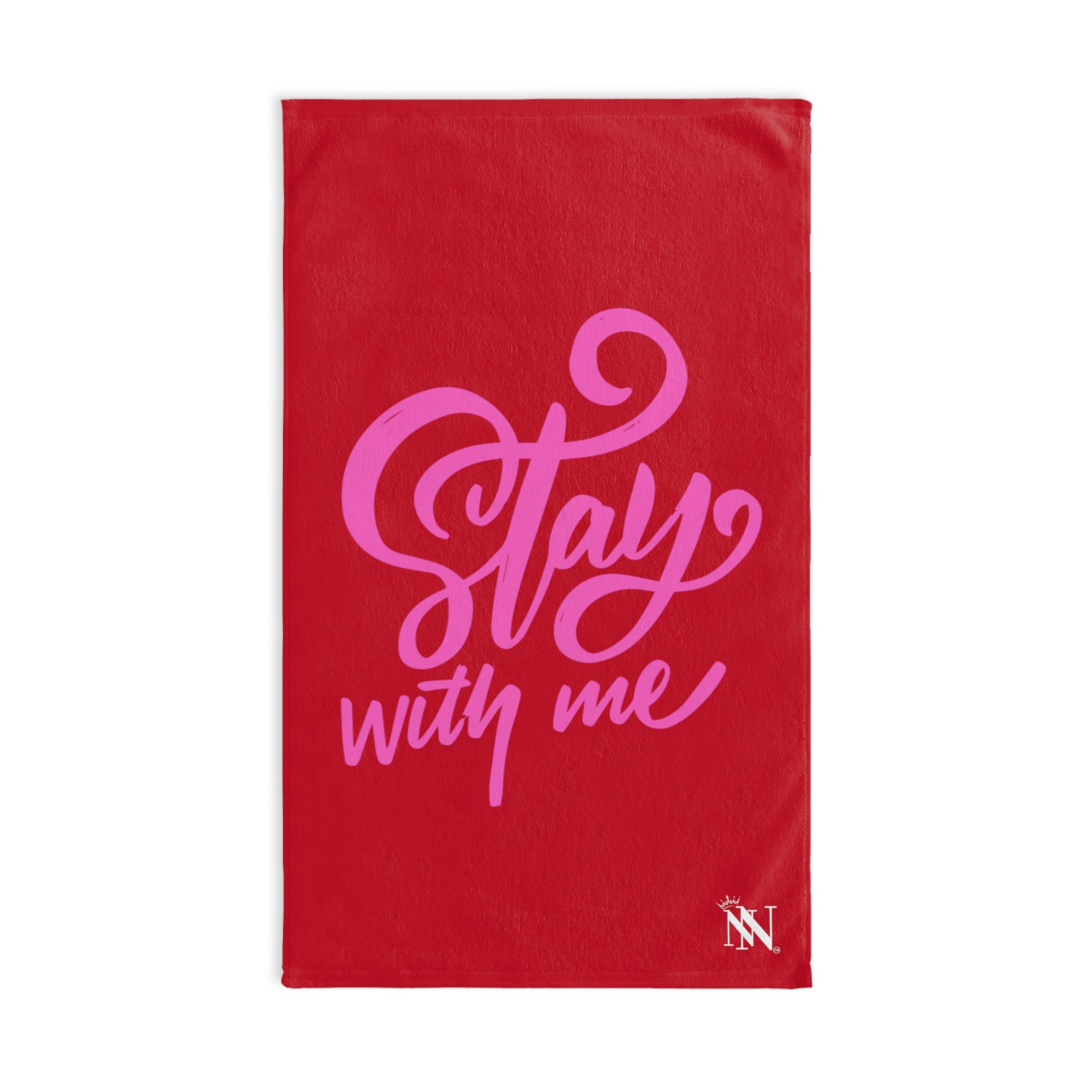 Stay Me Never Pink Red | Sexy Gifts for Boyfriend, Funny Towel Romantic Gift for Wedding Couple Fiance First Year 2nd Anniversary Valentines, Party Gag Gifts, Joke Humor Cloth for Husband Men BF NECTAR NAPKINS