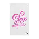 Stay Me Never PinkWhite | Funny Gifts for Men - Gifts for Him - Birthday Gifts for Men, Him, Her, Husband, Boyfriend, Girlfriend, New Couple Gifts, Fathers & Valentines Day Gifts, Christmas Gifts NECTAR NAPKINS