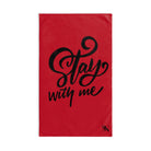 Stay Me NeverRed | Sexy Gifts for Boyfriend, Funny Towel Romantic Gift for Wedding Couple Fiance First Year 2nd Anniversary Valentines, Party Gag Gifts, Joke Humor Cloth for Husband Men BF NECTAR NAPKINS