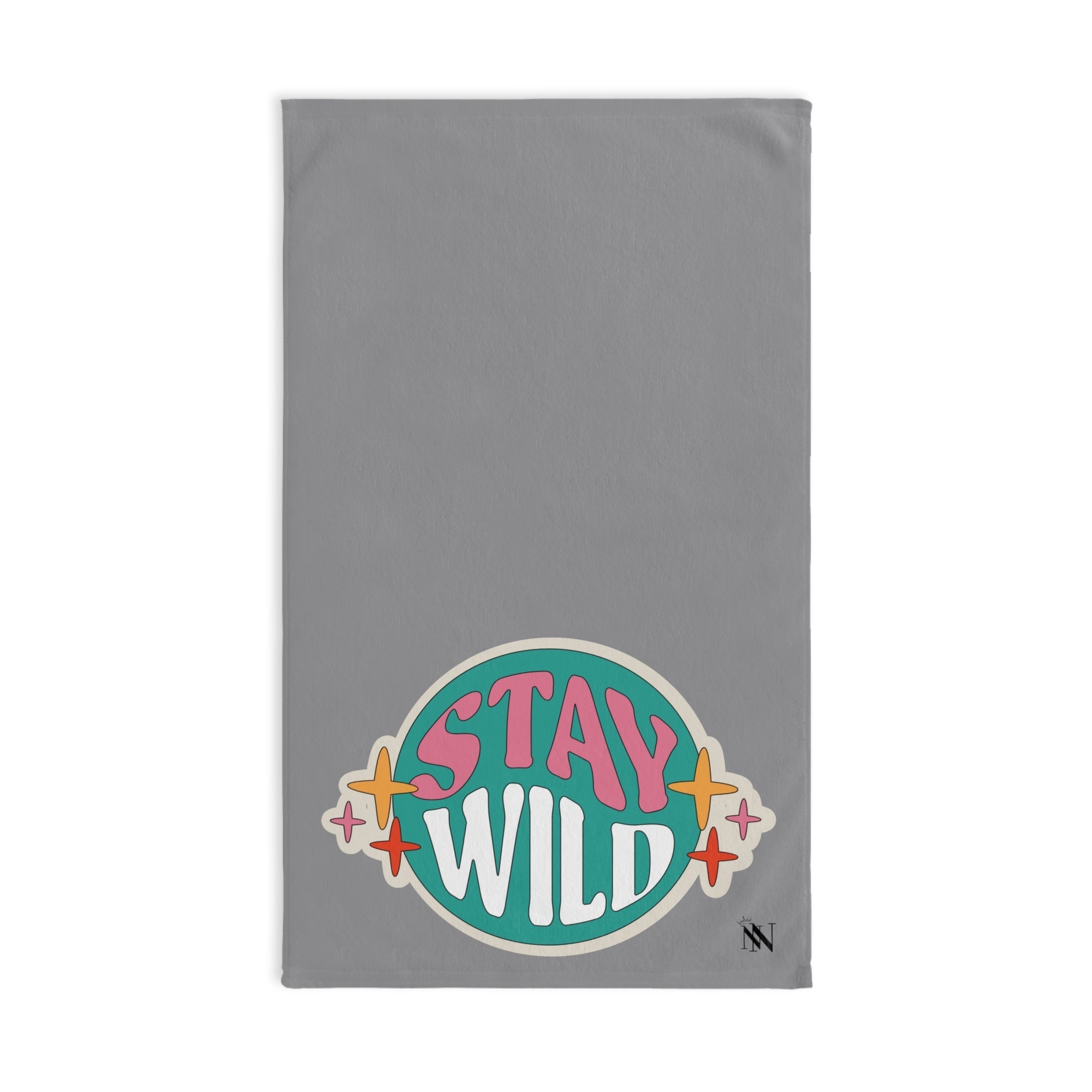 Stay Wild Boho Retro Grey | Anniversary Wedding, Christmas, Valentines Day, Birthday Gifts for Him, Her, Romantic Gifts for Wife, Girlfriend, Couples Gifts for Boyfriend, Husband NECTAR NAPKINS