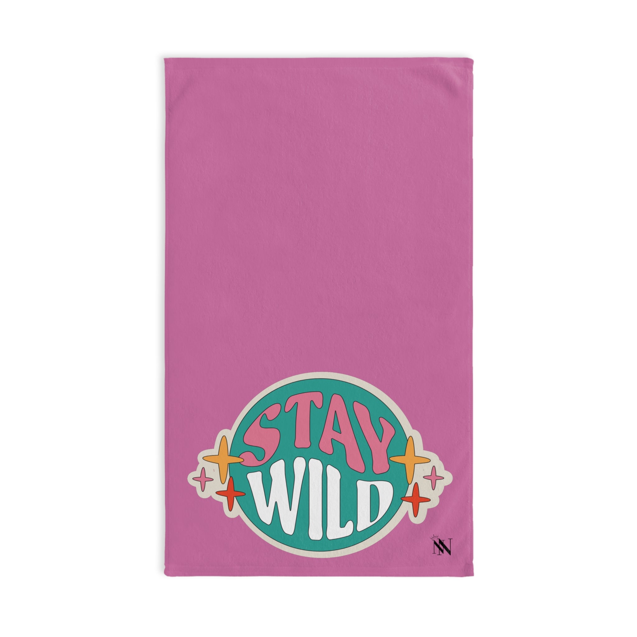 Stay Wild Boho RetroPink | Novelty Gifts for Boyfriend, Funny Towel Romantic Gift for Wedding Couple Fiance First Year Anniversary Valentines, Party Gag Gifts, Joke Humor Cloth for Husband Men BF NECTAR NAPKINS
