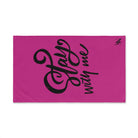 Stay With Me Fuscia | Funny Gifts for Men - Gifts for Him - Birthday Gifts for Men, Him, Husband, Boyfriend, New Couple Gifts, Fathers & Valentines Day Gifts, Hand Towels NECTAR NAPKINS