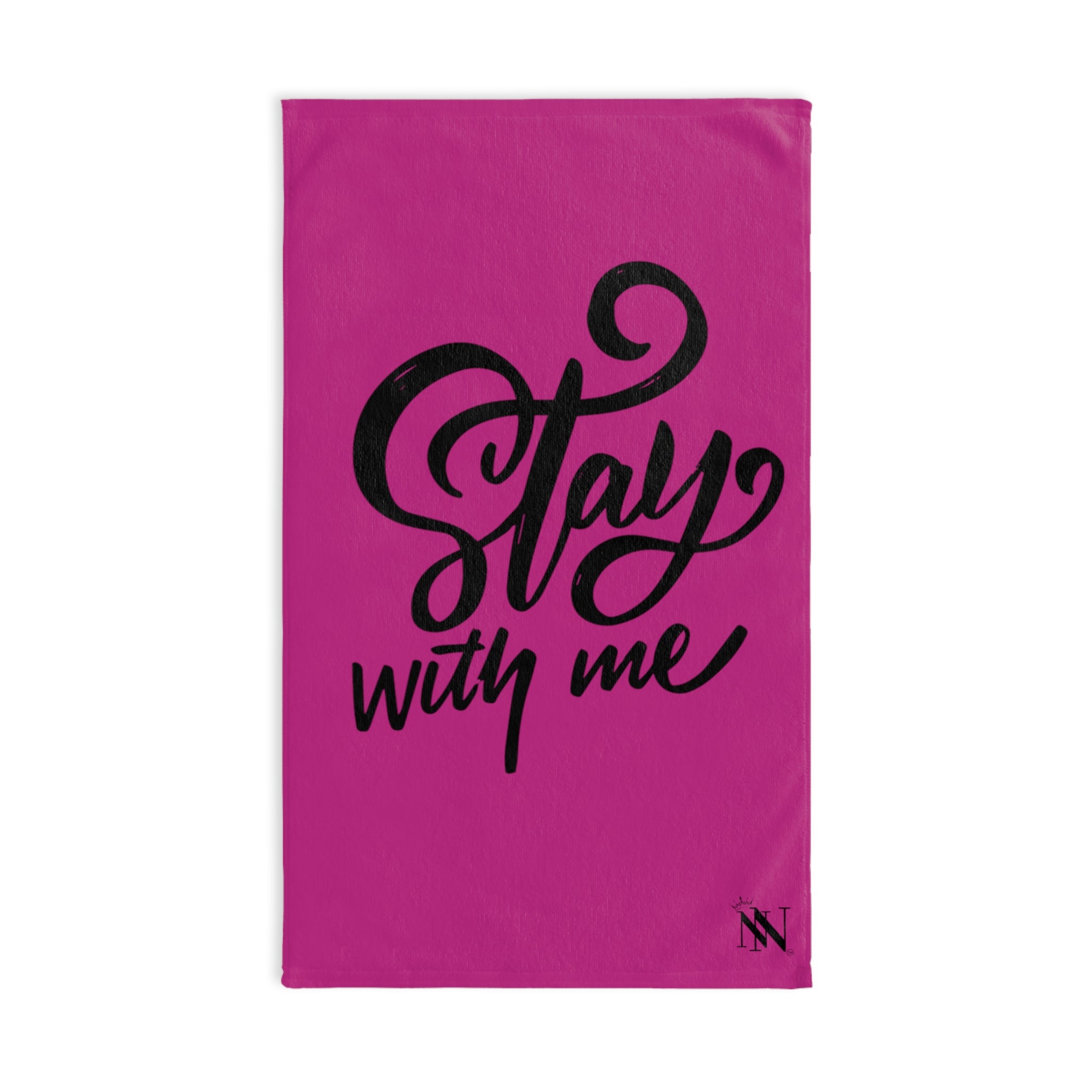 Stay With Me Fuscia | Funny Gifts for Men - Gifts for Him - Birthday Gifts for Men, Him, Husband, Boyfriend, New Couple Gifts, Fathers & Valentines Day Gifts, Hand Towels NECTAR NAPKINS