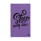 Stay With Me Lavendar | Funny Gifts for Men - Gifts for Him - Birthday Gifts for Men, Him, Husband, Boyfriend, New Couple Gifts, Fathers & Valentines Day Gifts, Hand Towels NECTAR NAPKINS