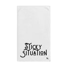 Sticky Situation White | Funny Gifts for Men - Gifts for Him - Birthday Gifts for Men, Him, Her, Husband, Boyfriend, Girlfriend, New Couple Gifts, Fathers & Valentines Day Gifts, Christmas Gifts NECTAR NAPKINS
