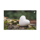 Stone Rock Heart 3D White | Funny Gifts for Men - Gifts for Him - Birthday Gifts for Men, Him, Her, Husband, Boyfriend, Girlfriend, New Couple Gifts, Fathers & Valentines Day Gifts, Christmas Gifts NECTAR NAPKINS