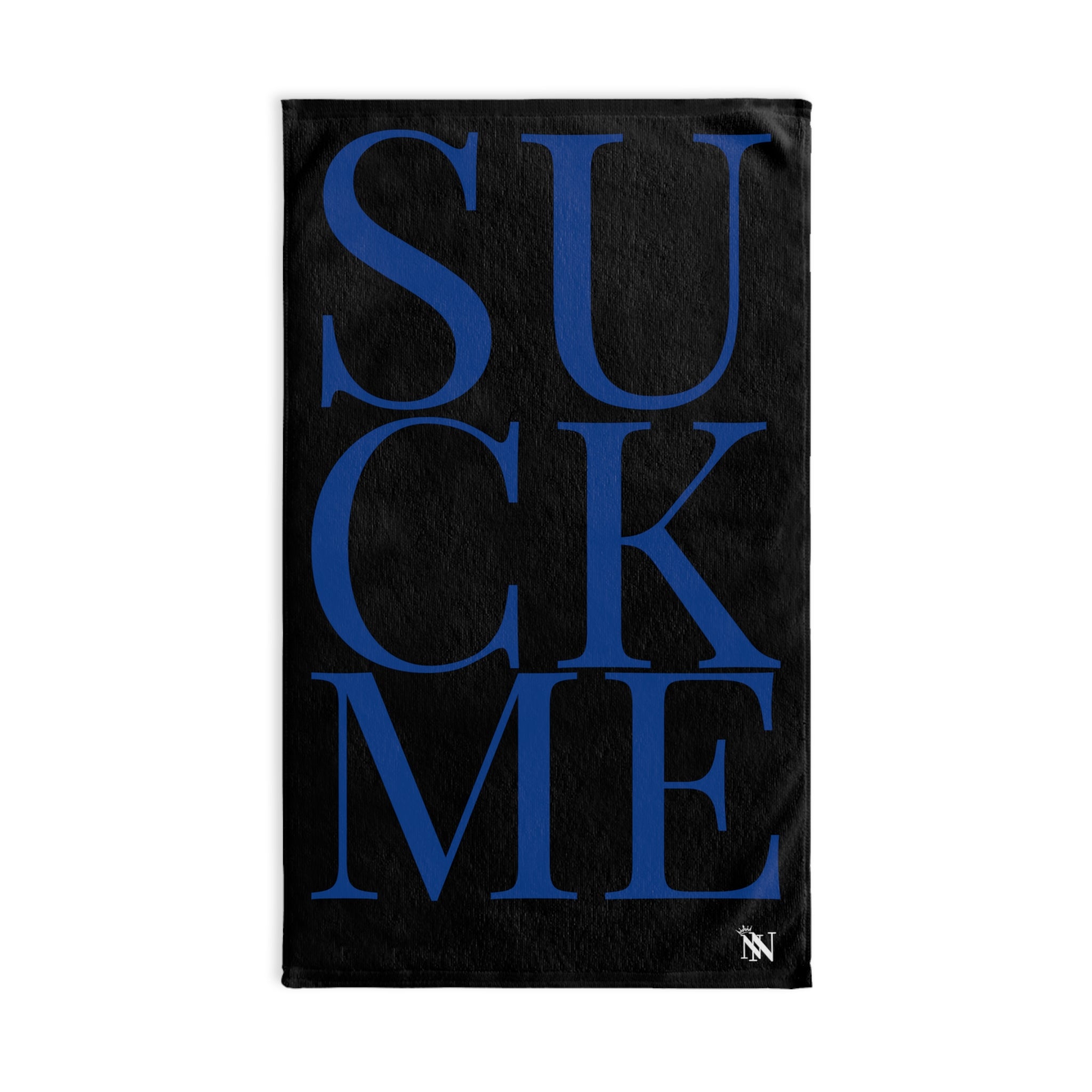 Suck Me Blue Black | Sexy Gifts for Boyfriend, Funny Towel Romantic Gift for Wedding Couple Fiance First Year 2nd Anniversary Valentines, Party Gag Gifts, Joke Humor Cloth for Husband Men BF NECTAR NAPKINS
