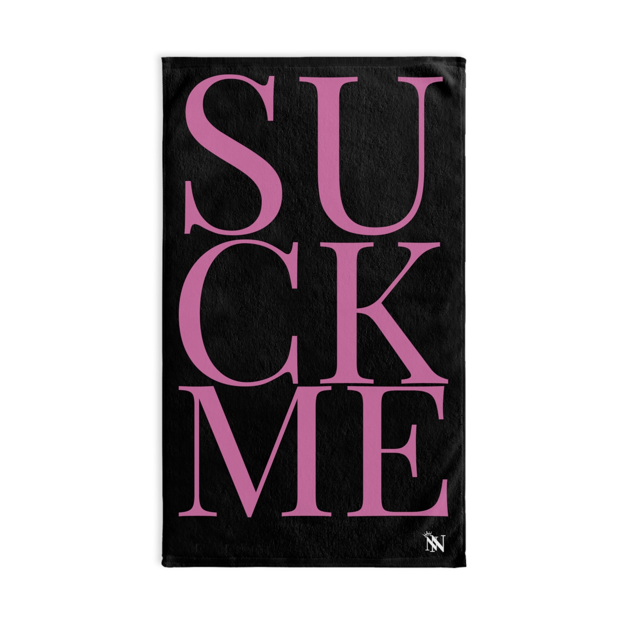 Suck Me Pink Black | Sexy Gifts for Boyfriend, Funny Towel Romantic Gift for Wedding Couple Fiance First Year 2nd Anniversary Valentines, Party Gag Gifts, Joke Humor Cloth for Husband Men BF NECTAR NAPKINS