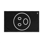 Surprised Emoji Black | Sexy Gifts for Boyfriend, Funny Towel Romantic Gift for Wedding Couple Fiance First Year 2nd Anniversary Valentines, Party Gag Gifts, Joke Humor Cloth for Husband Men BF NECTAR NAPKINS