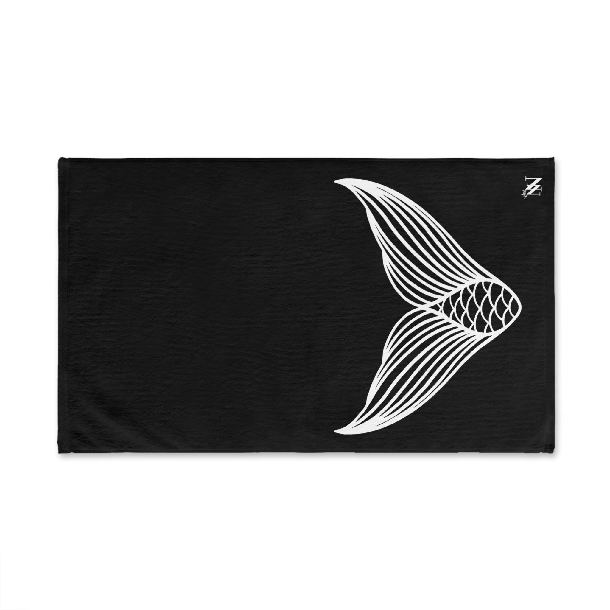 Tale Mermaid TailBlack | Sexy Gifts for Boyfriend, Funny Towel Romantic Gift for Wedding Couple Fiance First Year 2nd Anniversary Valentines, Party Gag Gifts, Joke Humor Cloth for Husband Men BF NECTAR NAPKINS