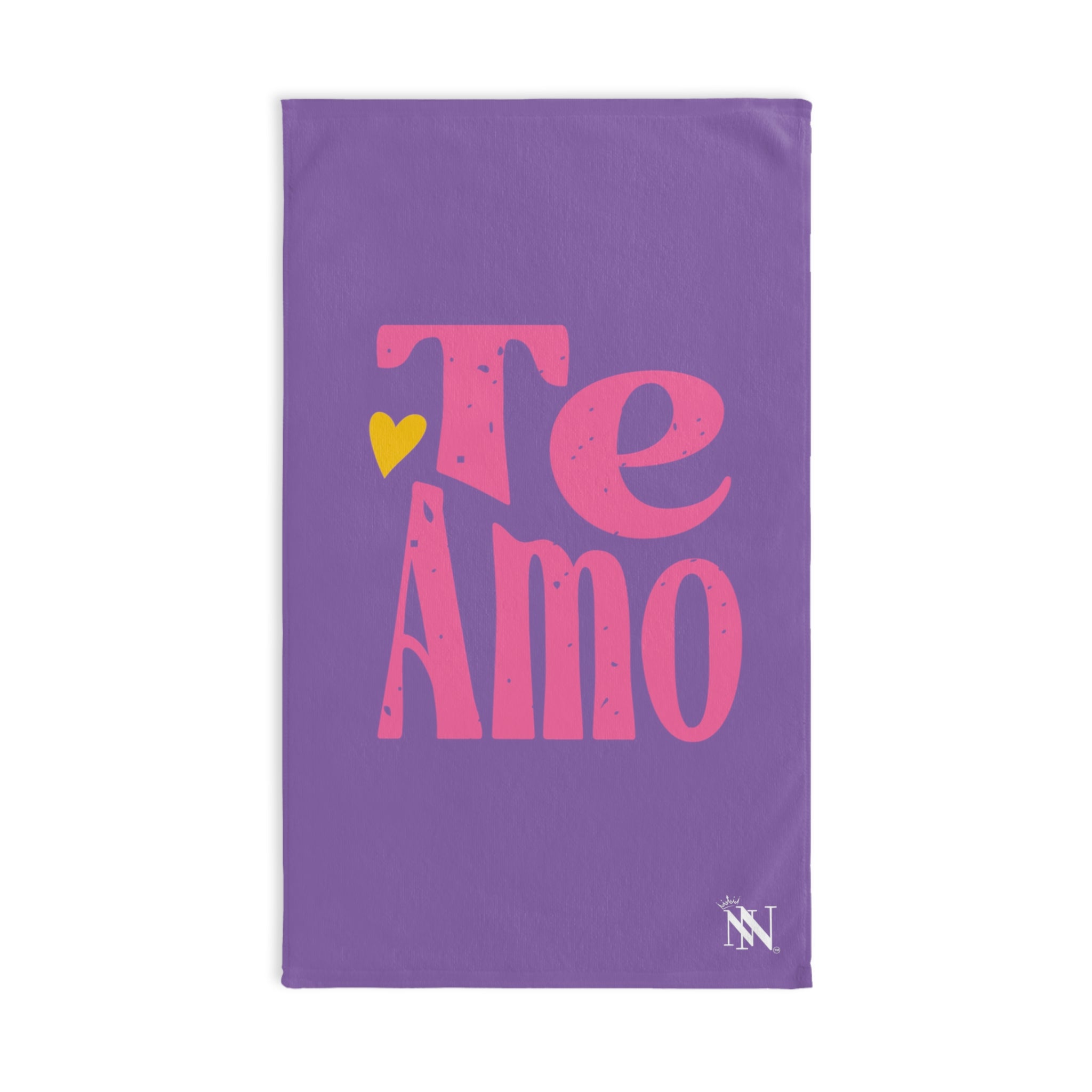 Te Amo Lavendar | Funny Gifts for Men - Gifts for Him - Birthday Gifts for Men, Him, Husband, Boyfriend, New Couple Gifts, Fathers & Valentines Day Gifts, Hand Towels Valentines NECTAR NAPKINS