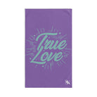 Teal True Love Lavendar | Funny Gifts for Men - Gifts for Him - Birthday Gifts for Men, Him, Husband, Boyfriend, New Couple Gifts, Fathers & Valentines Day Gifts, Hand Towels NECTAR NAPKINS