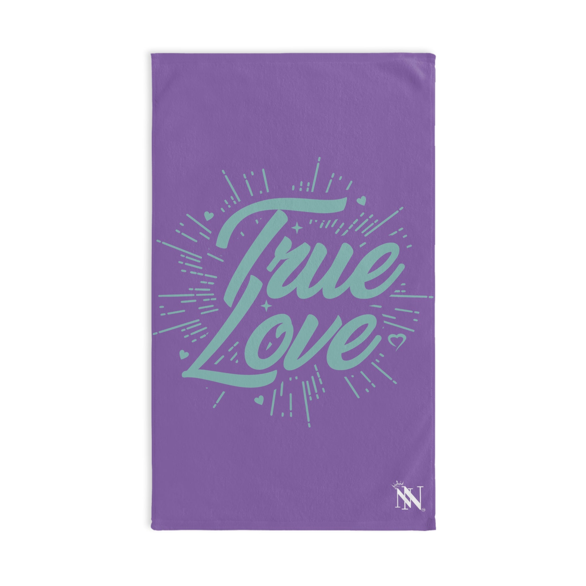 Teal True Love Lavendar | Funny Gifts for Men - Gifts for Him - Birthday Gifts for Men, Him, Husband, Boyfriend, New Couple Gifts, Fathers & Valentines Day Gifts, Hand Towels NECTAR NAPKINS