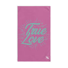 Teal True Love Pink | Novelty Gifts for Boyfriend, Funny Towel Romantic Gift for Wedding Couple Fiance First Year Anniversary Valentines, Party Gag Gifts, Joke Humor Cloth for Husband Men BF NECTAR NAPKINS