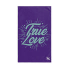 Teal True Love Purple | Funny Gifts for Men - Gifts for Him - Birthday Gifts for Men, Him, Husband, Boyfriend, New Couple Gifts, Fathers & Valentines Day Gifts, Christmas Gifts NECTAR NAPKINS