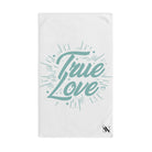 Teal True Love White | Funny Gifts for Men - Gifts for Him - Birthday Gifts for Men, Him, Her, Husband, Boyfriend, Girlfriend, New Couple Gifts, Fathers & Valentines Day Gifts, Christmas Gifts NECTAR NAPKINS