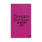 Thanks D Weenie Fuscia | Funny Gifts for Men - Gifts for Him - Birthday Gifts for Men, Him, Husband, Boyfriend, New Couple Gifts, Fathers & Valentines Day Gifts, Hand Towels NECTAR NAPKINS