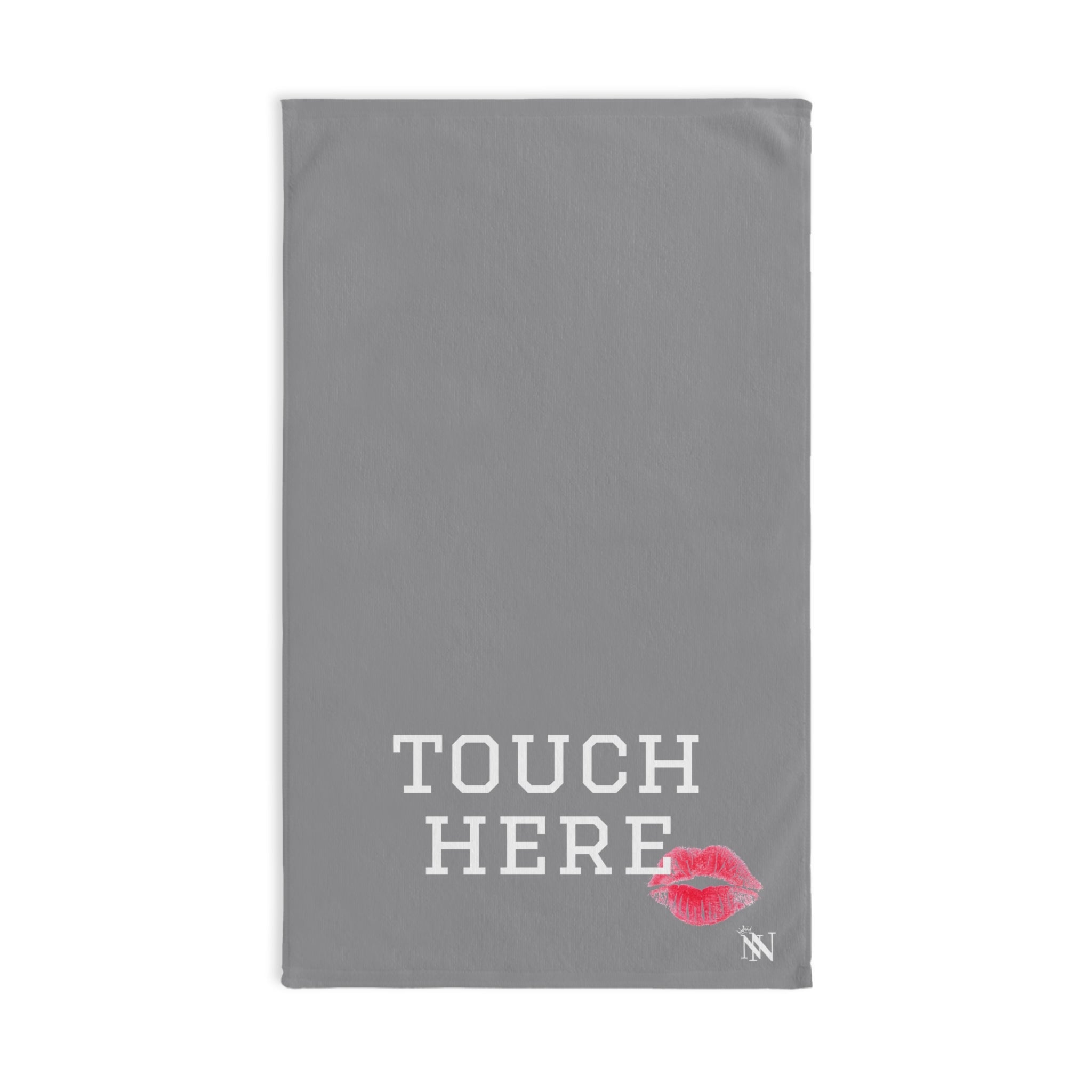 Touch Here Kiss Lip Grey | Anniversary Wedding, Christmas, Valentines Day, Birthday Gifts for Him, Her, Romantic Gifts for Wife, Girlfriend, Couples Gifts for Boyfriend, Husband NECTAR NAPKINS