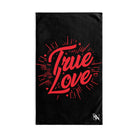 Truest Red Love Black | Sexy Gifts for Boyfriend, Funny Towel Romantic Gift for Wedding Couple Fiance First Year 2nd Anniversary Valentines, Party Gag Gifts, Joke Humor Cloth for Husband Men BF NECTAR NAPKINS